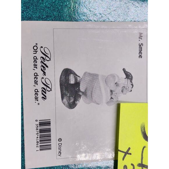 WDCC Peter Pan Mr. Smee Figurine Oh Dear Dear Dear 90s Vintage Retired COA Box - Picture 9 of 16